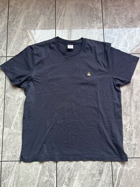 Brooks Brothers 1818 Mens Black Original Golden Fleece Embroidered T-shirt XL